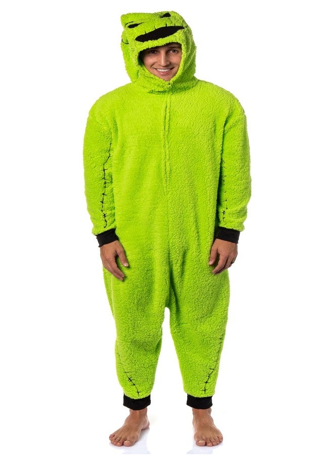 MJC The Nightmare Before Christmas Oogie Boogie Costume One Piece Pajama Union Suit (Large) Green - Image 1